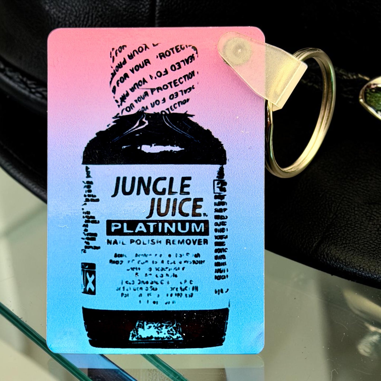 Kinky Keychain — funny queer wood keychain handmade in Washington DC by Wicked Wicks and More