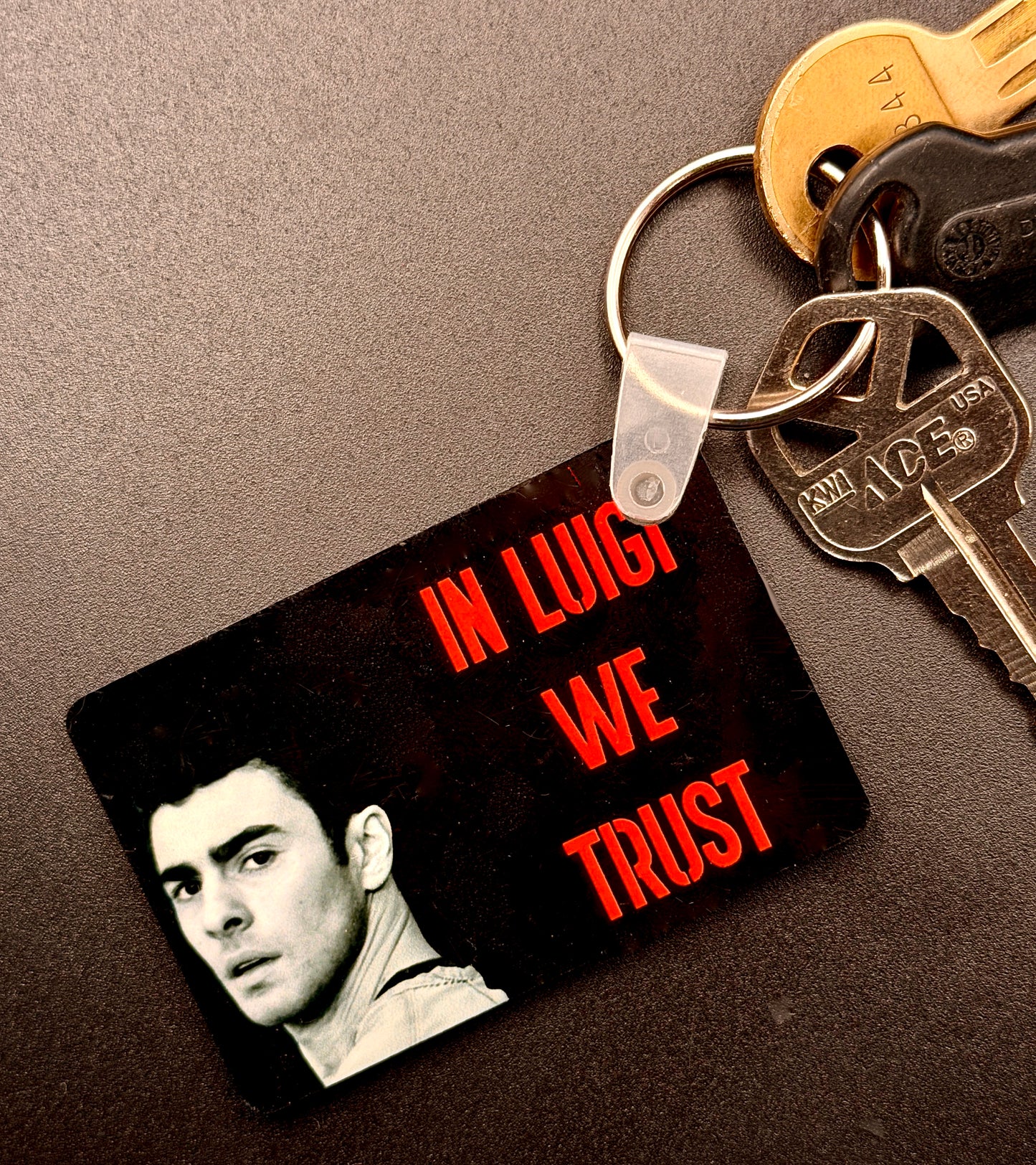 Kinky Keychain — funny queer wood keychain handmade in Washington DC by Wicked Wicks and More