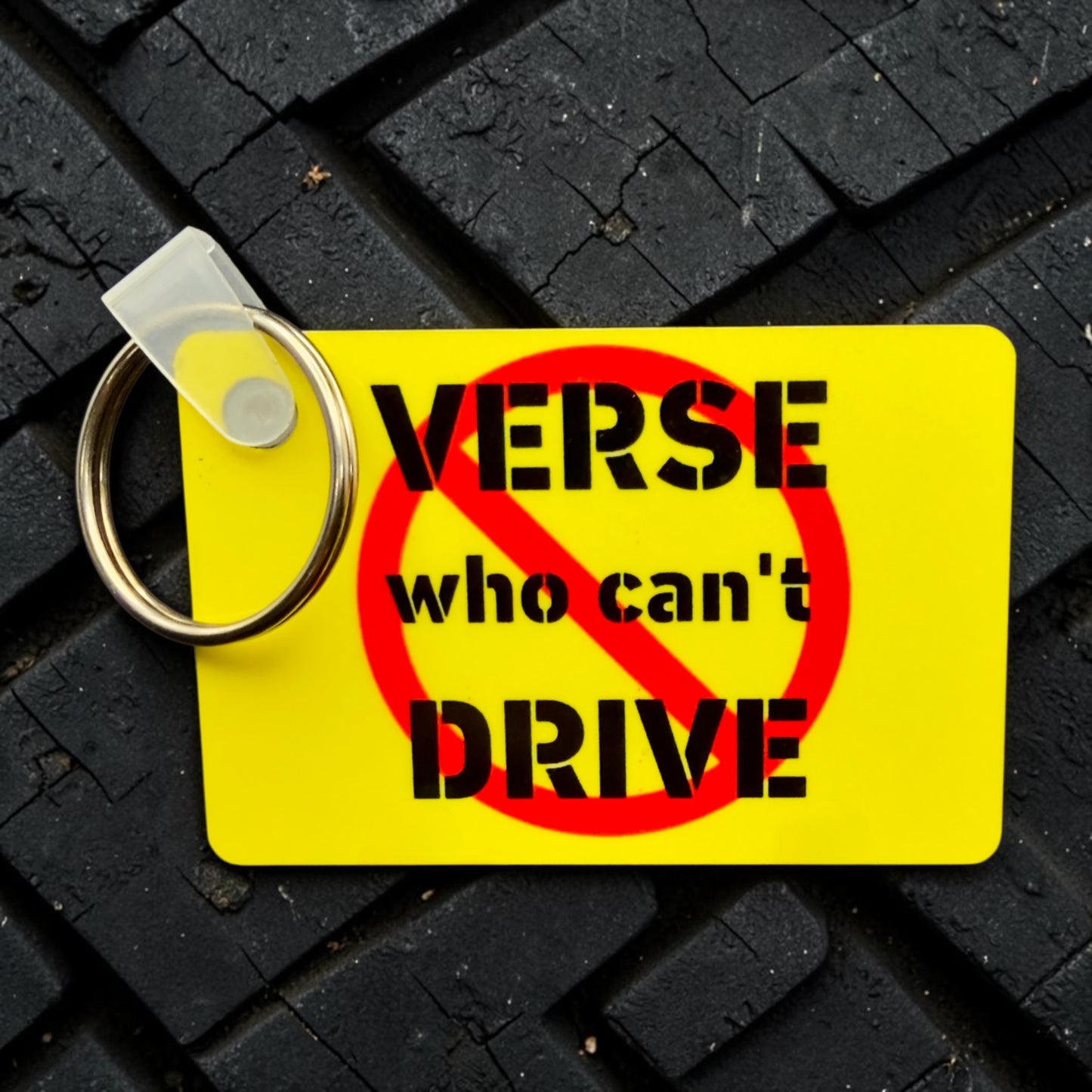 Kinky Keychain — funny queer wood keychain handmade in Washington DC by Wicked Wicks and More