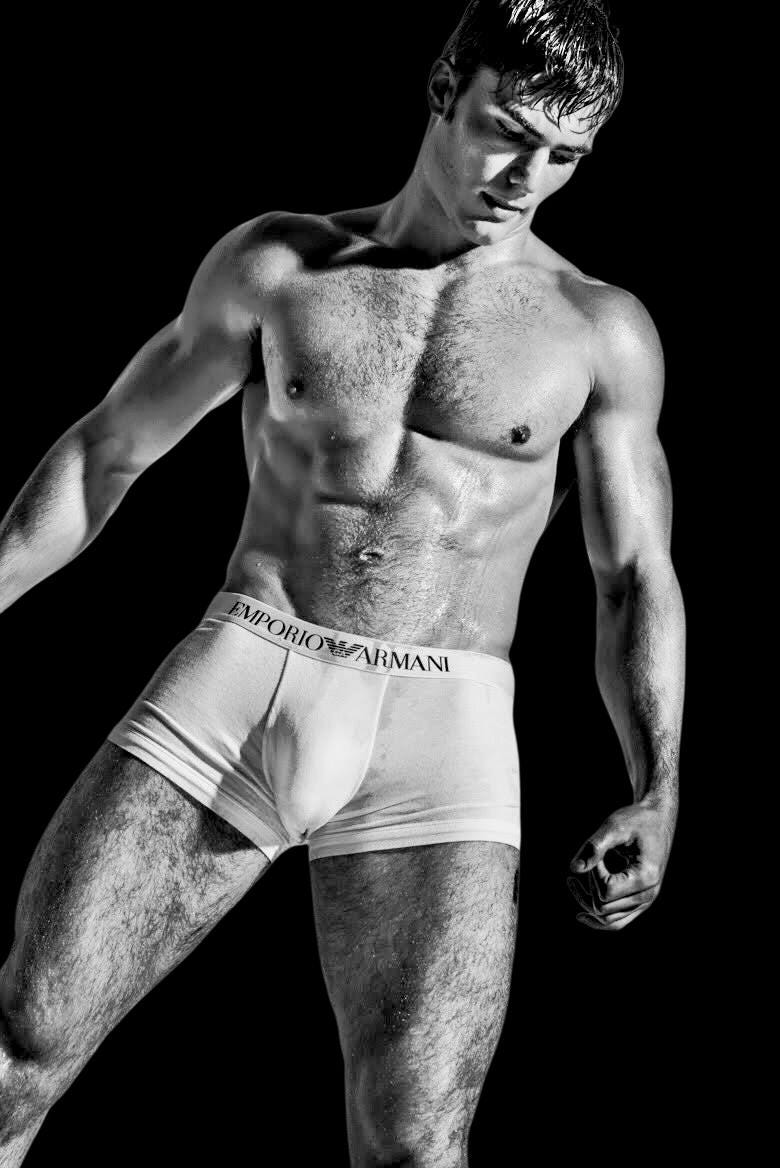 Male underwear model ceramic coaster — thirst trap art handmade in Washington DC by Wicked Wicks and More