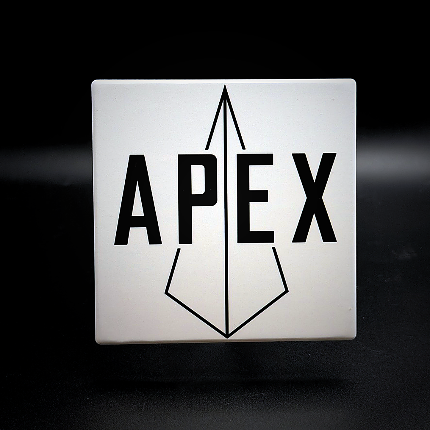 Apex ceramic coaster — handmade DC gay bar nightlife art by Wicked Wicks and More