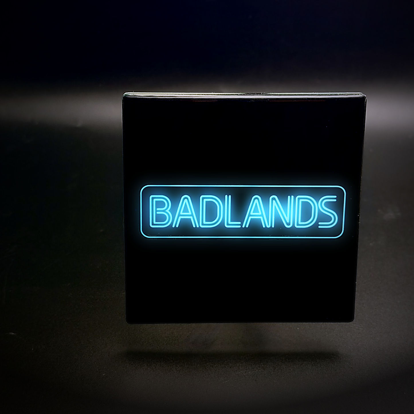 Badlands ceramic coaster — handmade DC gay bar nightlife art by Wicked Wicks and More