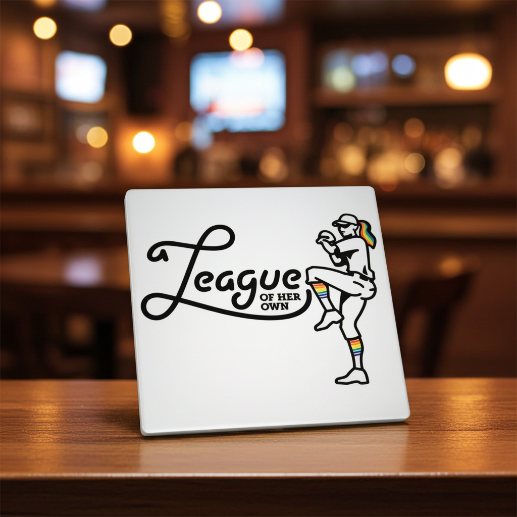 DC Queer Bars Ceramic Coasters | LGBTQ+ DC Nightlife Art | Gay Bar Memorabilia | Handmade Washington DC